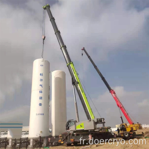 Stockage intérieur de gaz GNL en acier inoxydable